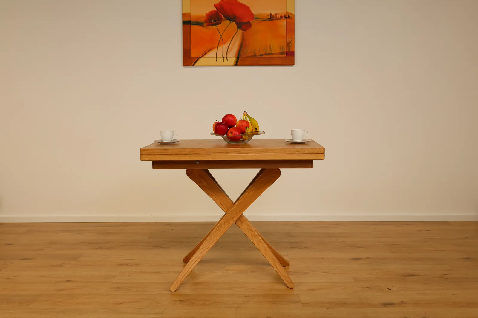 The Transform European Oak Square Extendable Table – product view 2