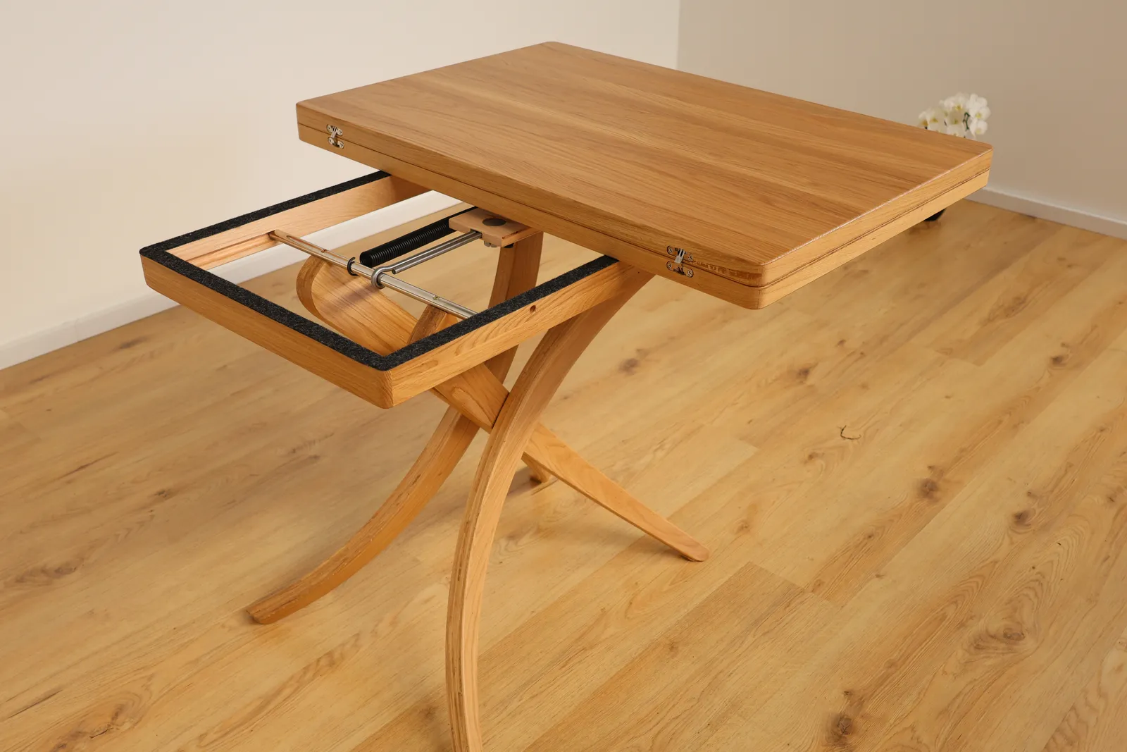 The Transform European Oak Square Extendable Table – product view 14