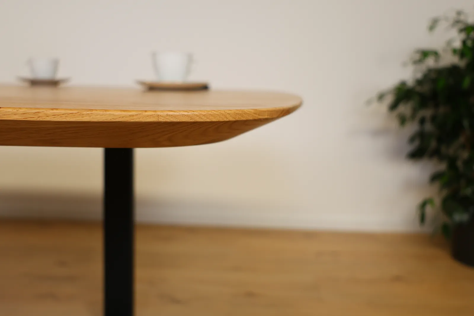 The Heritage Soft-Square European Oak Dining Table – product view 8
