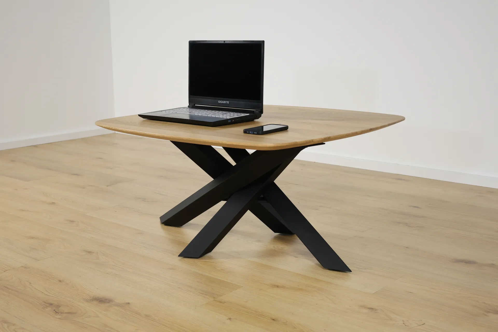 The Haven Soft-Square European Oak Coffee Table – product view 4