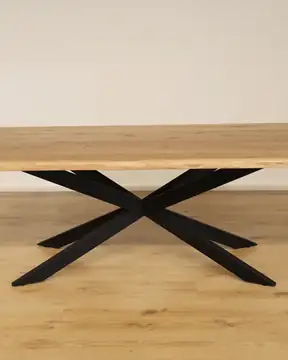 Solid Oak Dining Table with Natural Edge – product view 13
