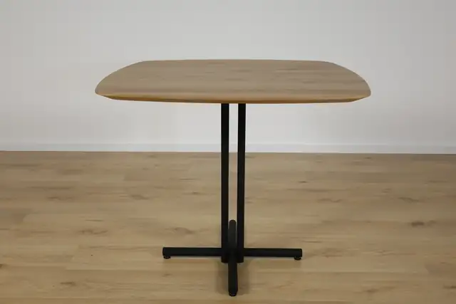 The Cafe Cross-Base Oak Bistro Table